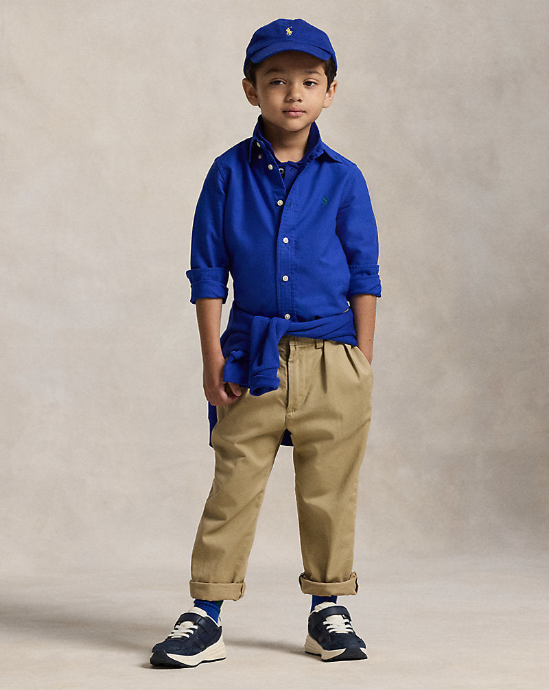 Garment-Dyed Cotton Oxford Shirt