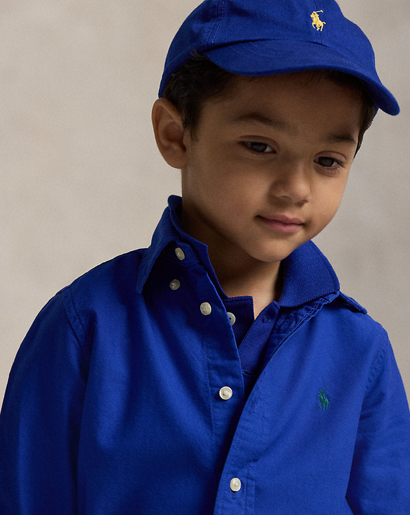 Garment-Dyed Cotton Oxford Shirt