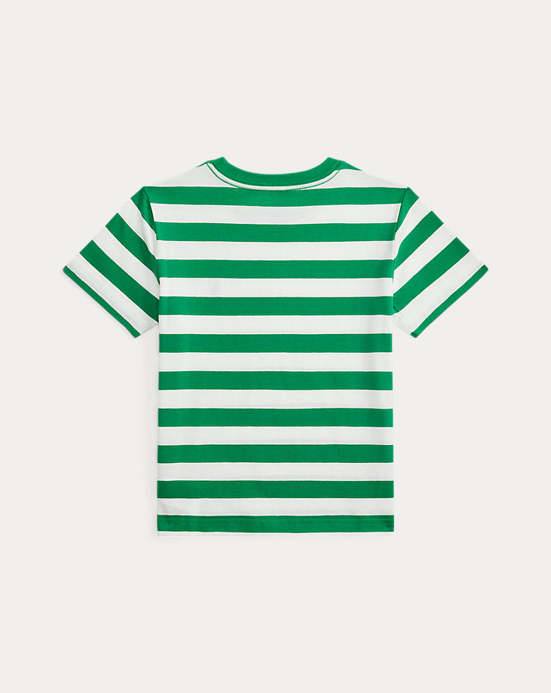 Striped Cotton Jersey Tee