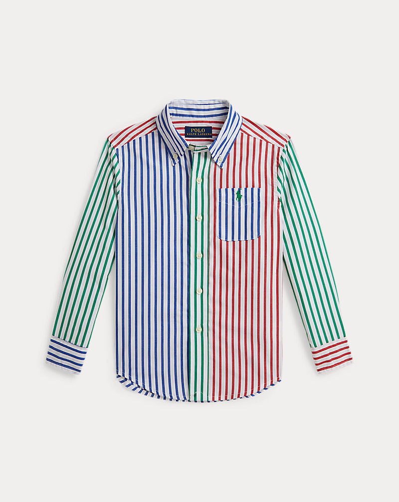 Striped Cotton Poplin Fun Shirt