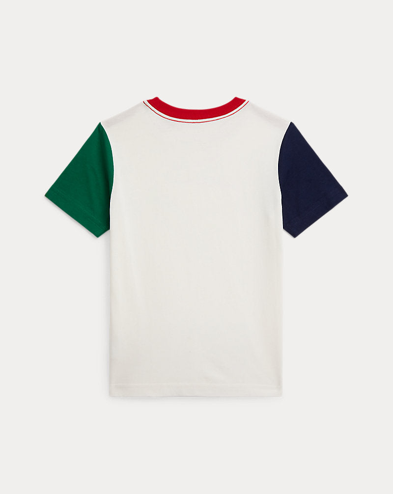 Logo Color-Blocked Cotton Tee