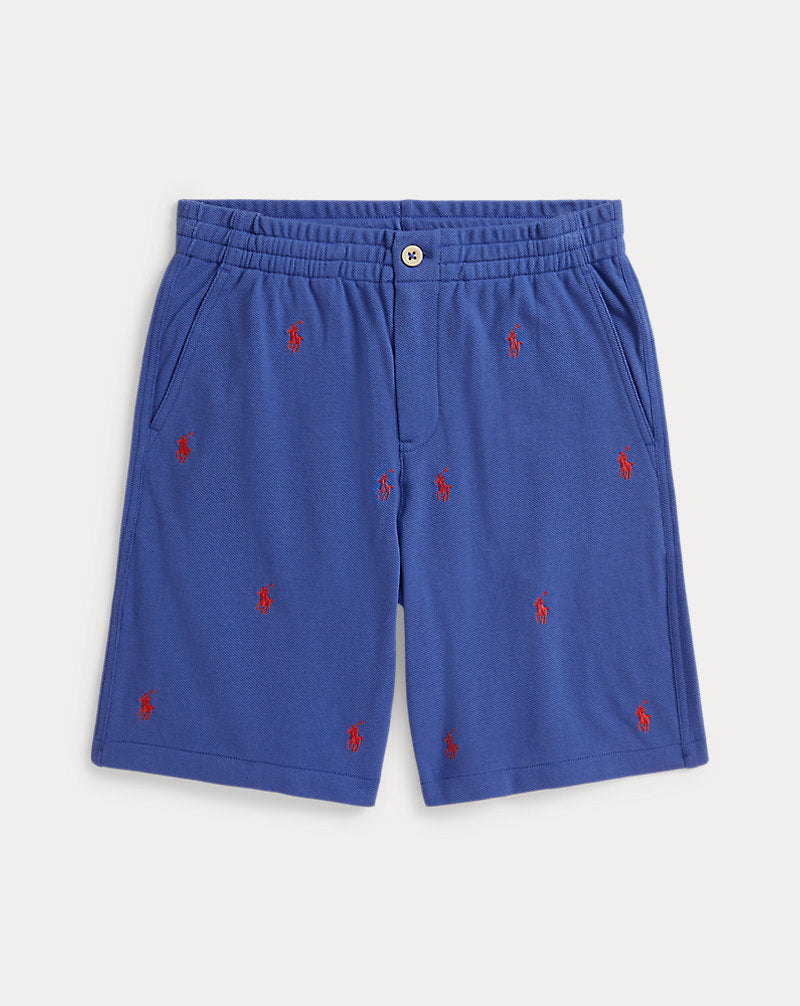 Polo Pony Cotton Mesh Short