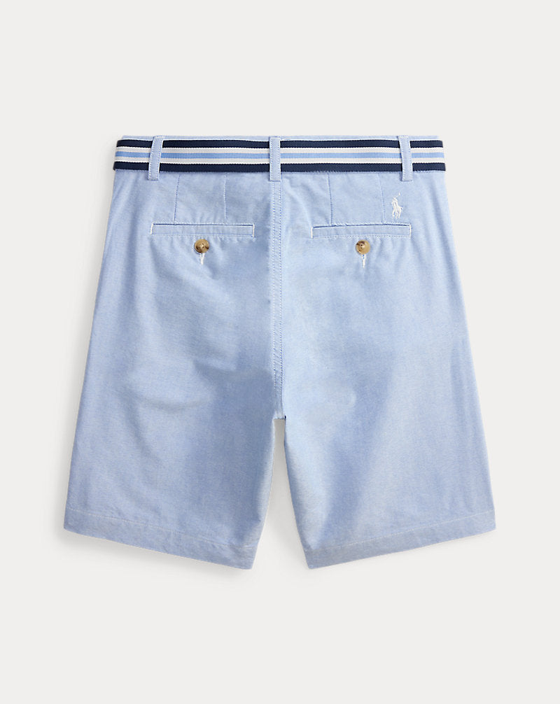 Belted Cotton Oxford Short