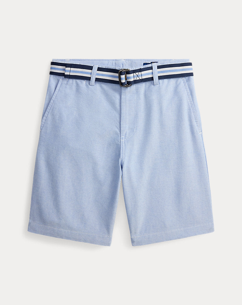 Belted Cotton Oxford Short