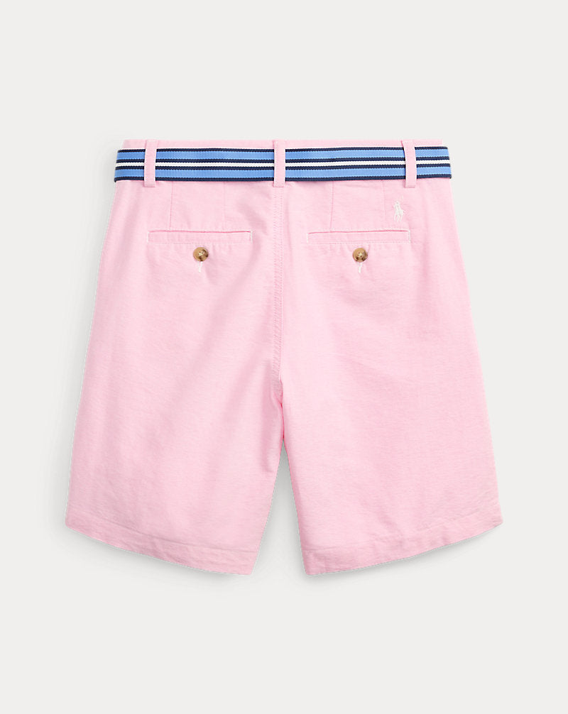 Belted Cotton Oxford Short