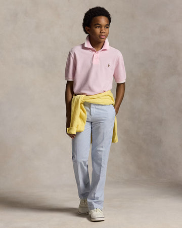 Boys Oxford Mesh Polo Shirt Ralph Lauren