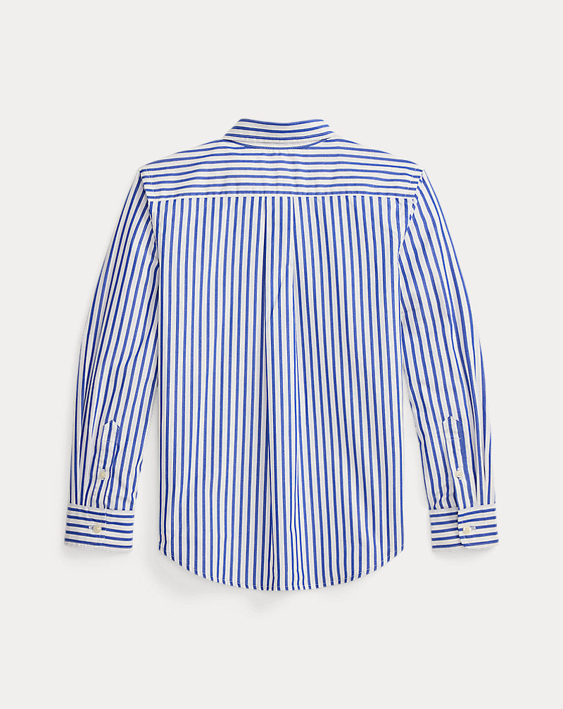 Striped Cotton Poplin Shirt