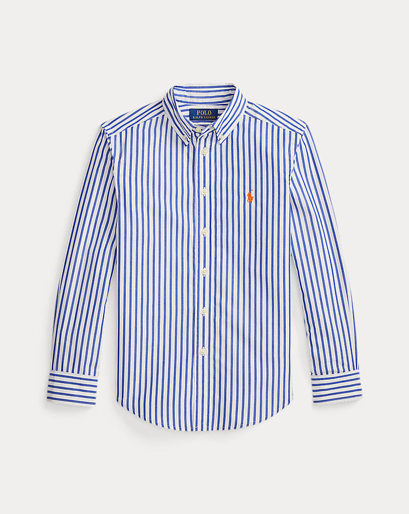 Striped Cotton Poplin Shirt