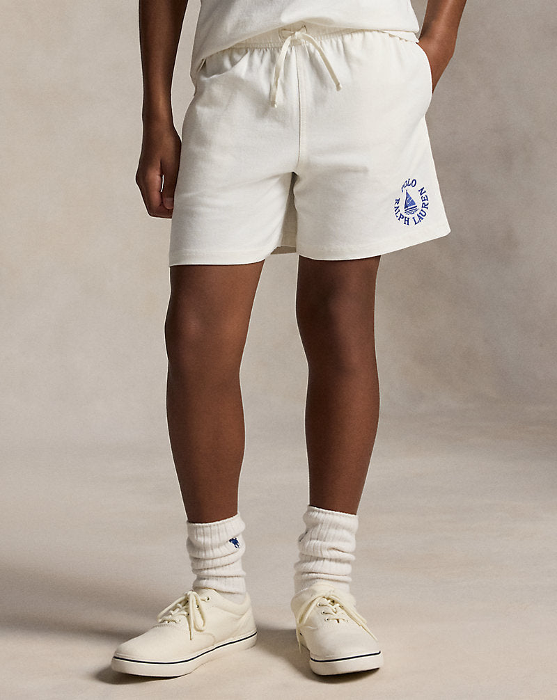 Logo Cotton Jersey Short