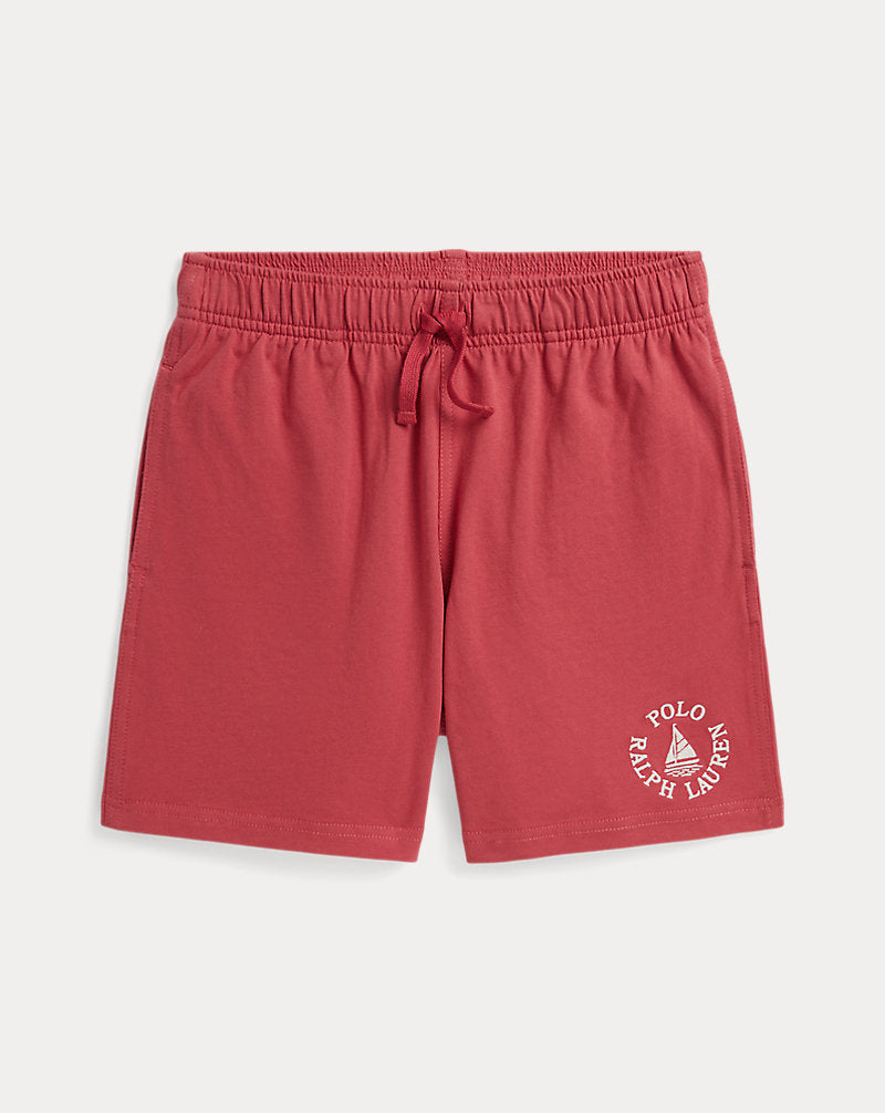 Logo Cotton Jersey Short