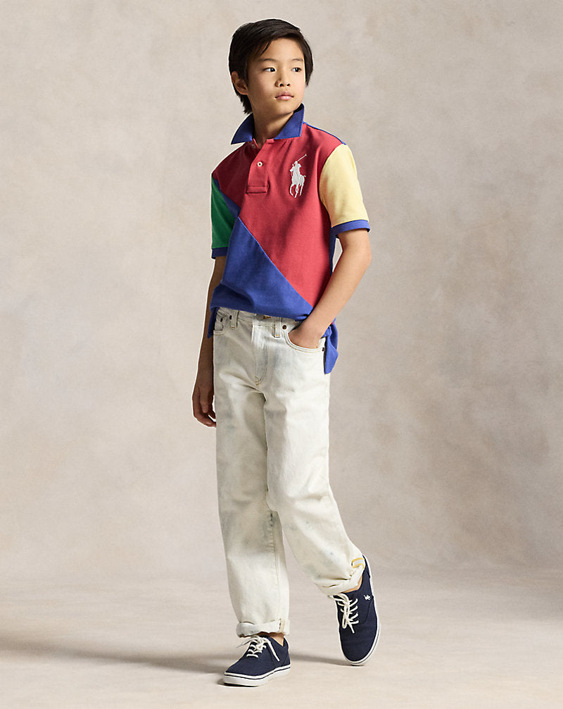 Big Pony Cotton Mesh Polo Shirt