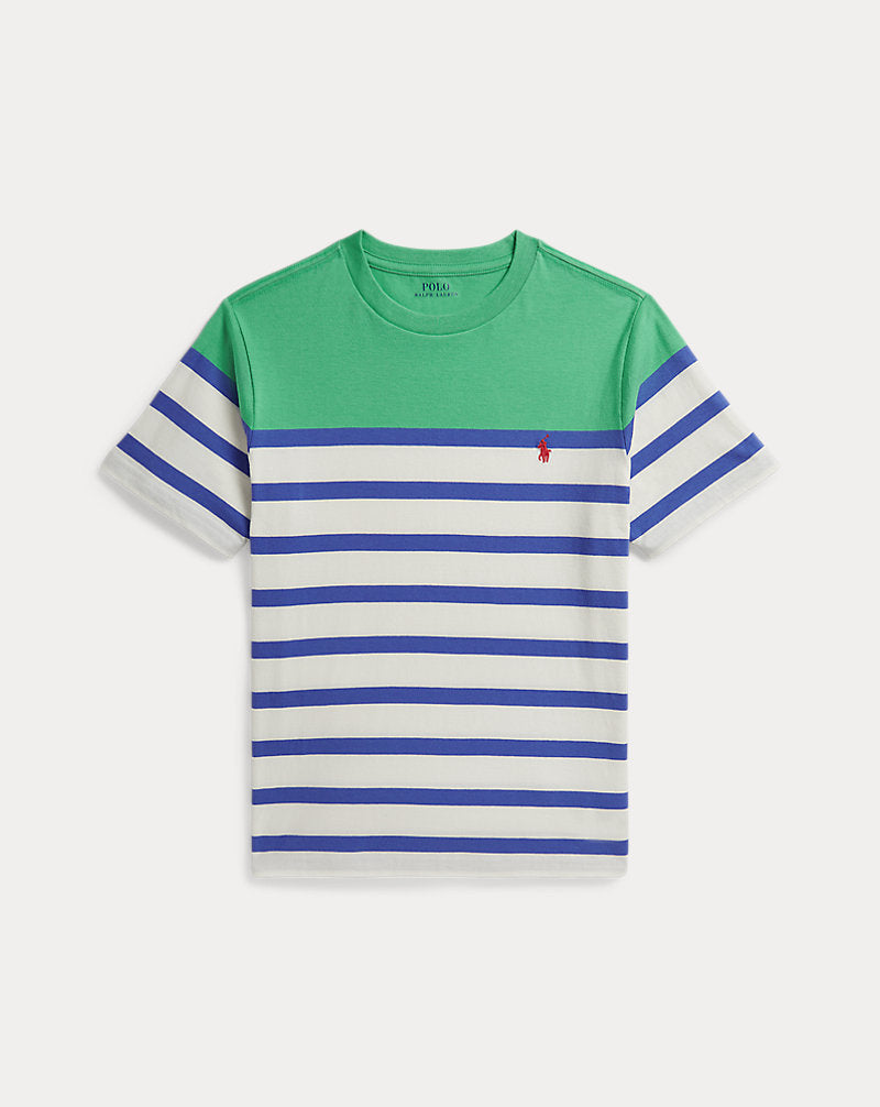 Striped Cotton Jersey Tee