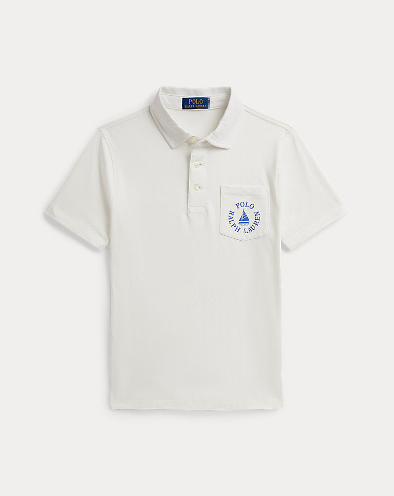 Logo Cotton Jersey Polo Shirt