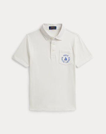 Logo Cotton Jersey Polo Shirt