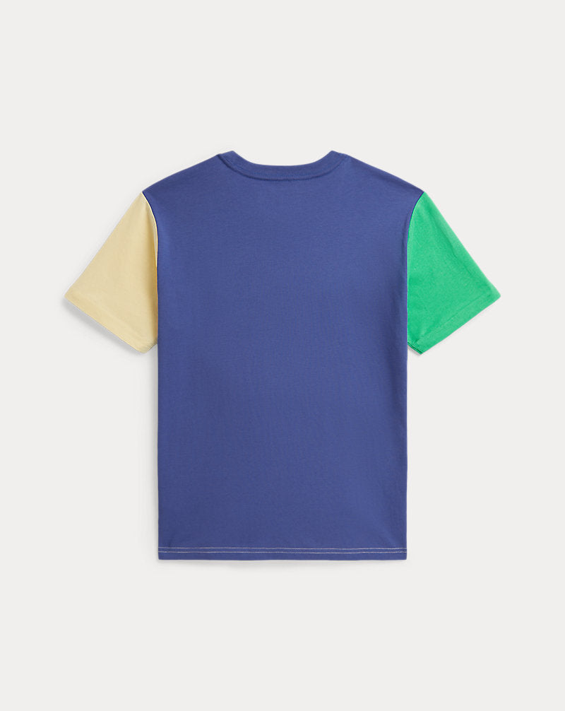 Color-Blocked Cotton Jersey Tee