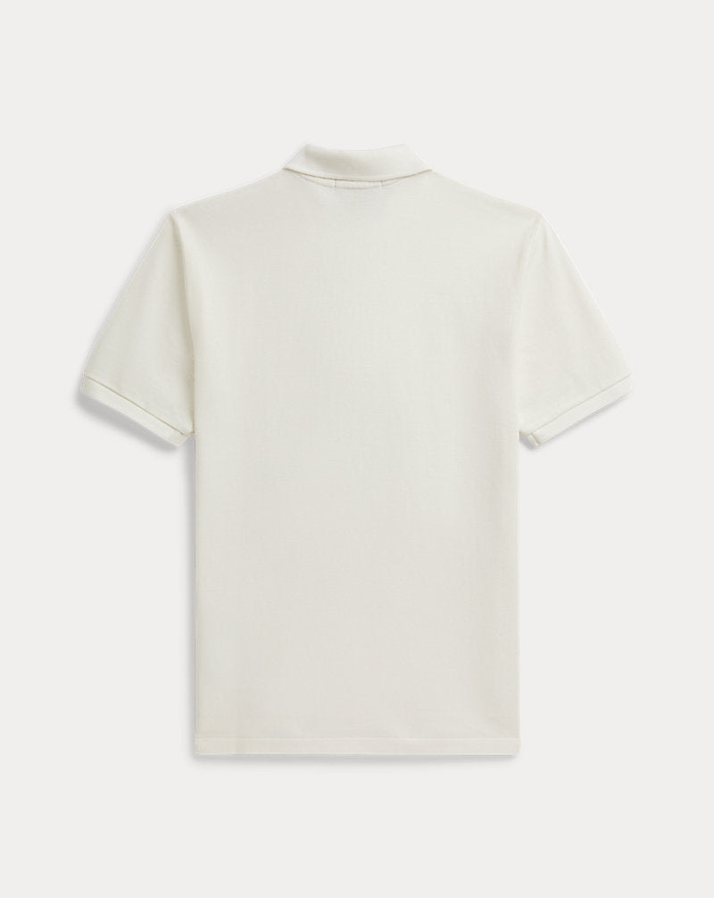 Logo Cotton Mesh Polo Shirt