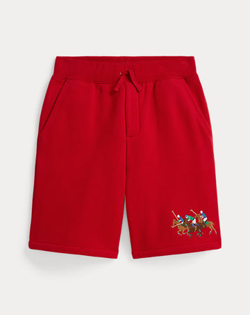 Triple-Pony Fleece Short