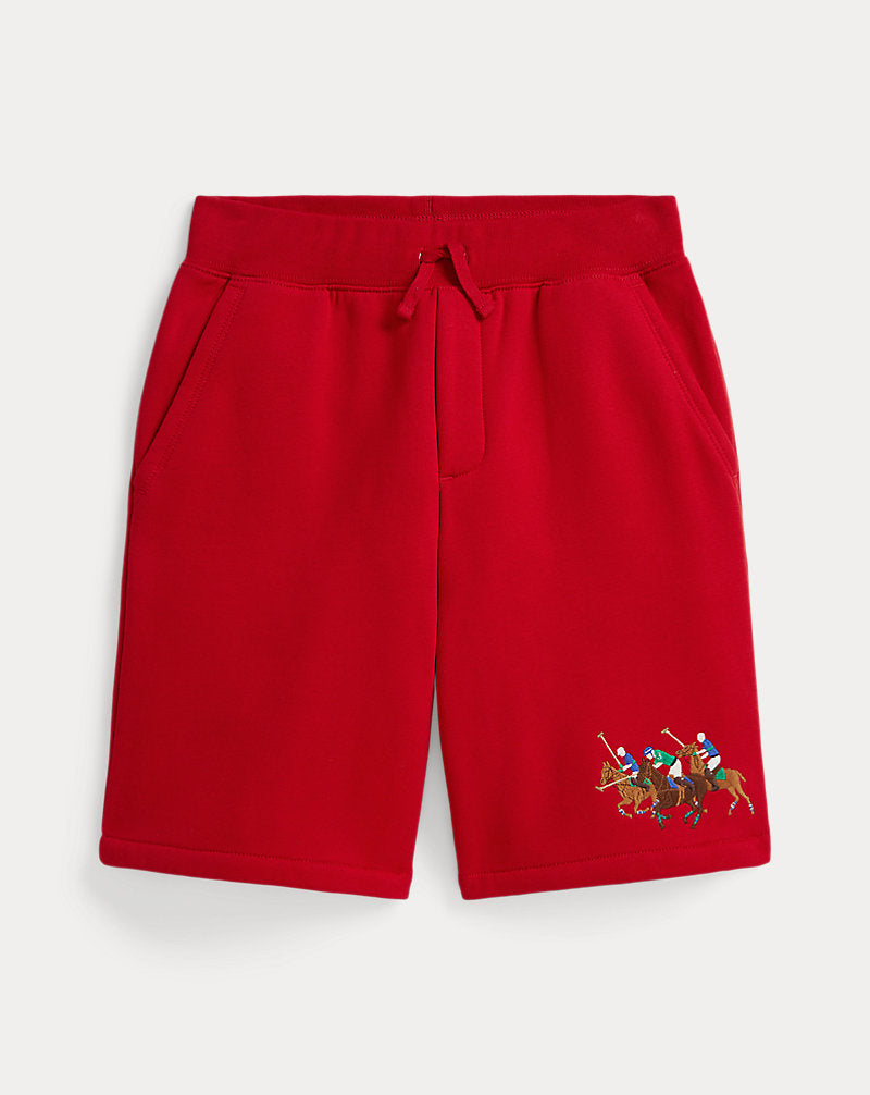 Triple-Pony Fleece Short