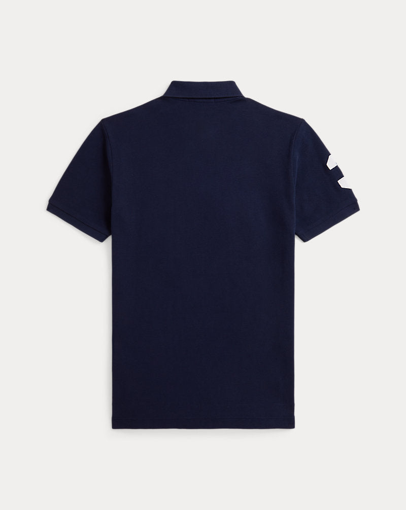Triple-Pony Cotton Polo Shirt