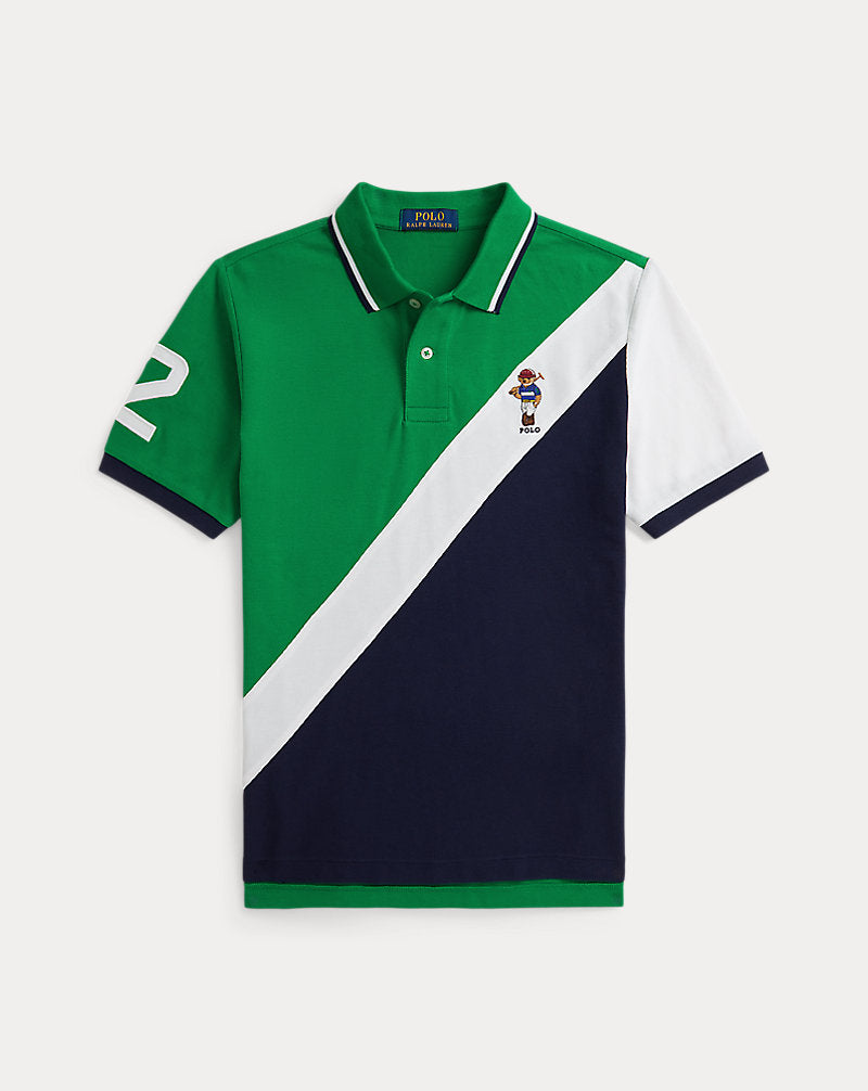 Polo Bear Cotton Mesh Polo Shirt