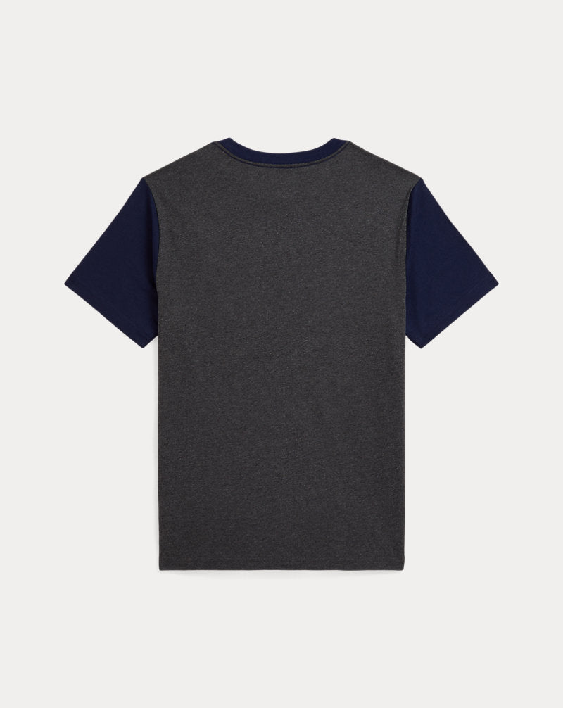 Logo Color-Blocked Cotton Tee