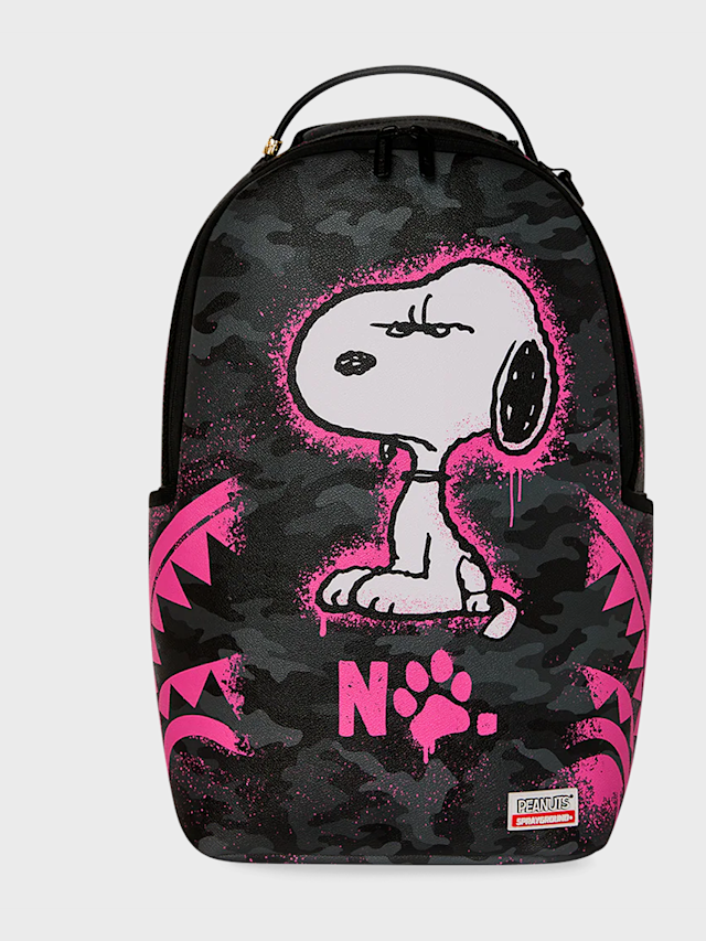 Snoopy Pink Stencil Backpack