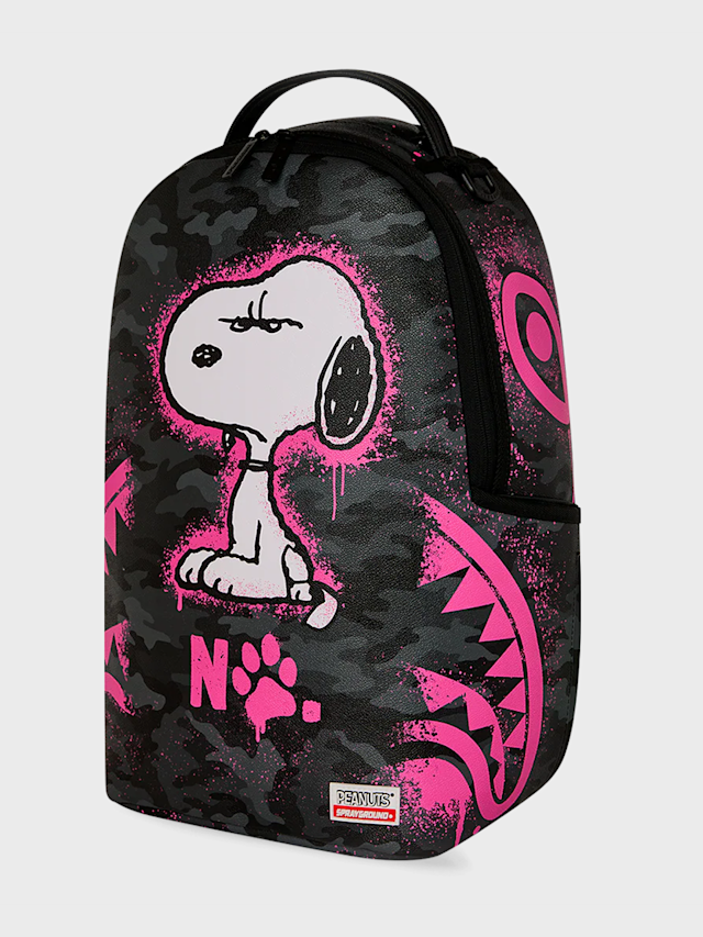 Snoopy Pink Stencil Backpack