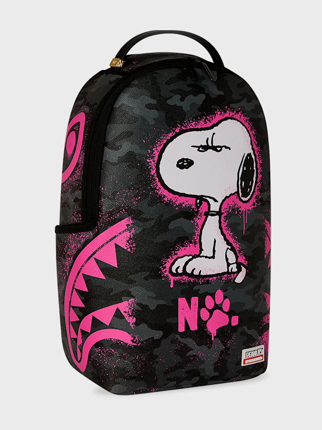 Snoopy Pink Stencil Backpack