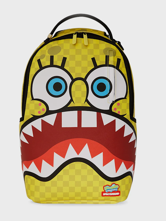 SPONGEBOB CHECKERBOB DLXSV BACKPACK yellow