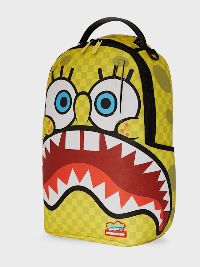 SPONGEBOB CHECKERBOB DLXSV BACKPACK yellow
