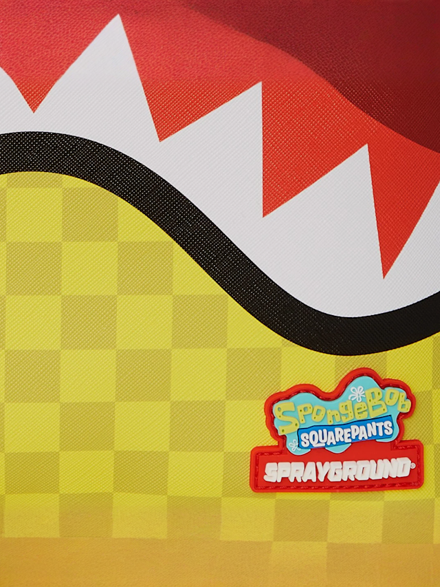 SPONGEBOB CHECKERBOB DLXSV BACKPACK yellow