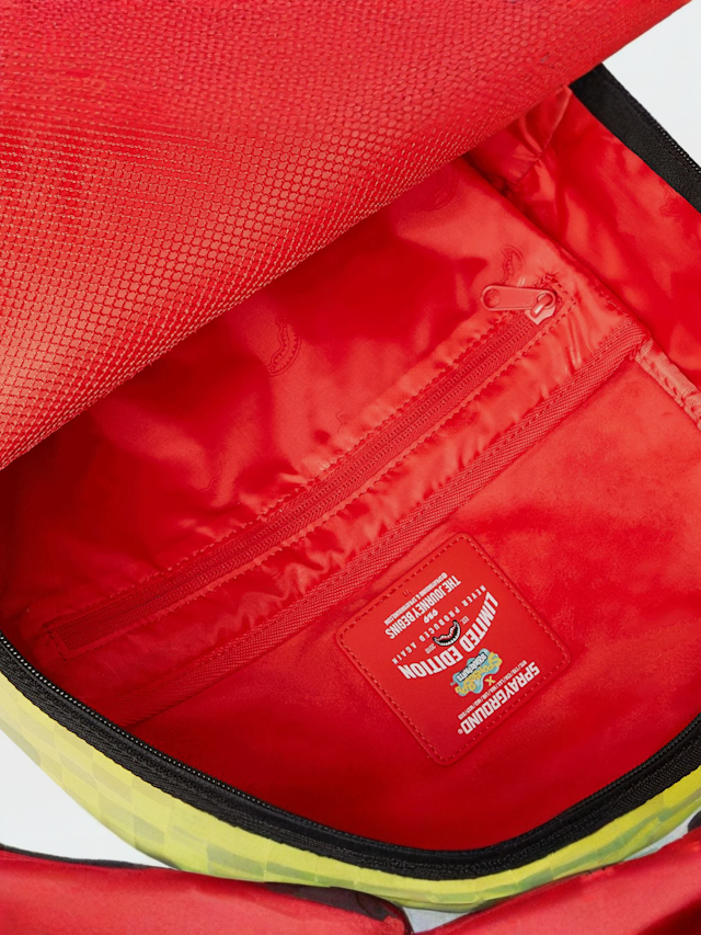 SPONGEBOB CHECKERBOB DLXSV BACKPACK yellow