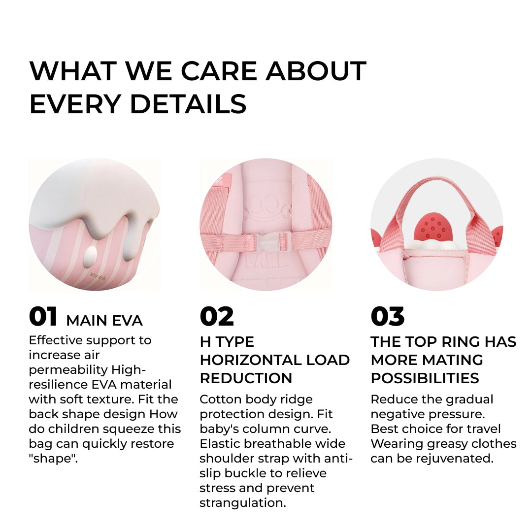 Zoyzoii – Dessert Series Kids Backpack: Cream Cake