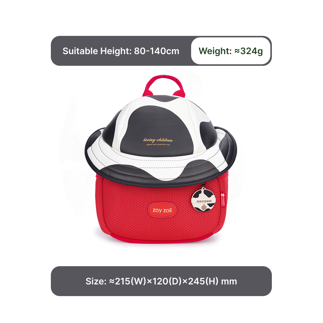 Zoyzoii – Discovery Series Kids Hat Bag: Cow