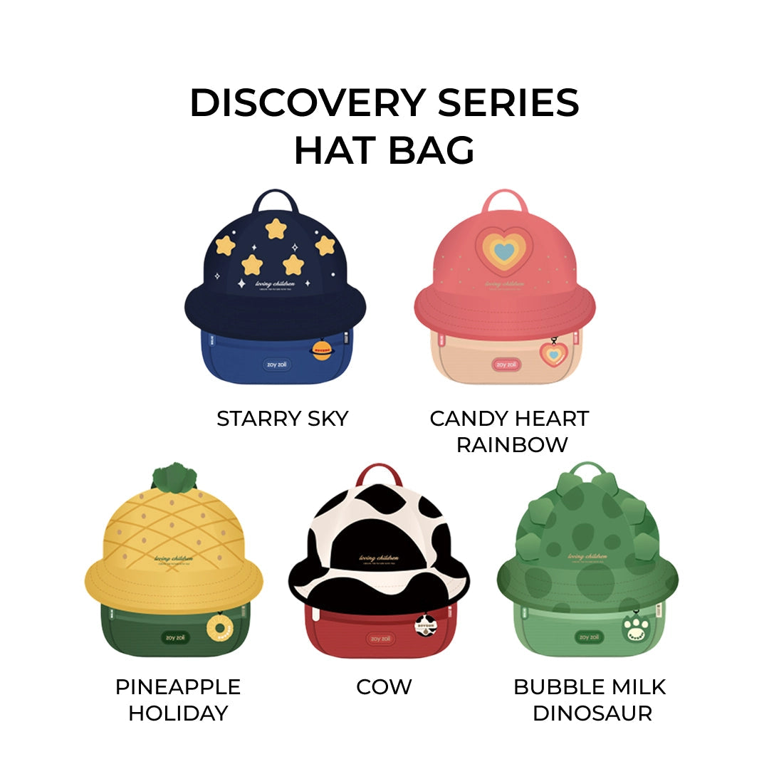 Zoyzoii – Discovery Series Kids Hat Bag: Cow