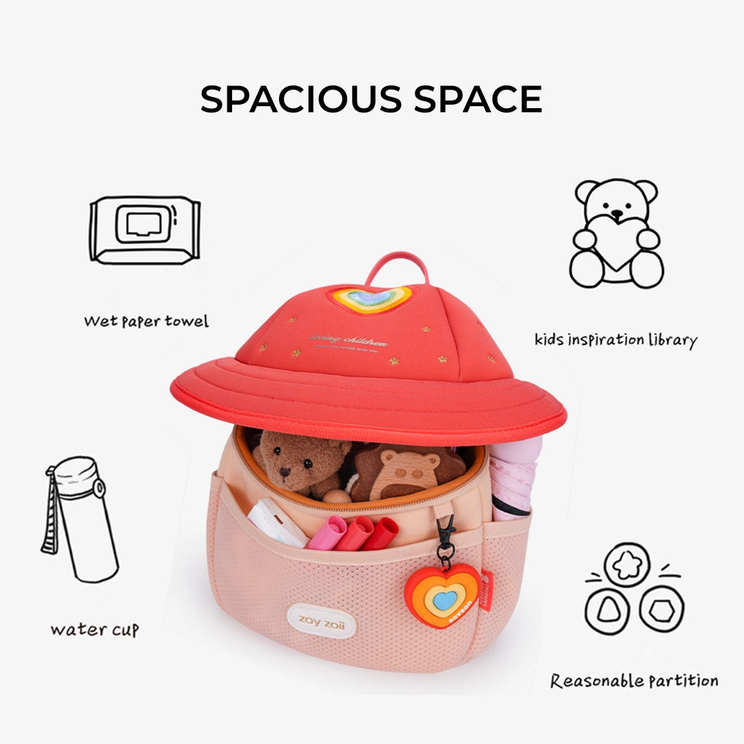 Zoyzoii – Discovery Series Kids Hat Bag: Bubble Milk Dinosaur