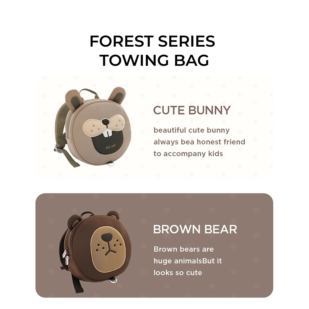 Zoyzoii – Forest Series Towing Bag: Bear