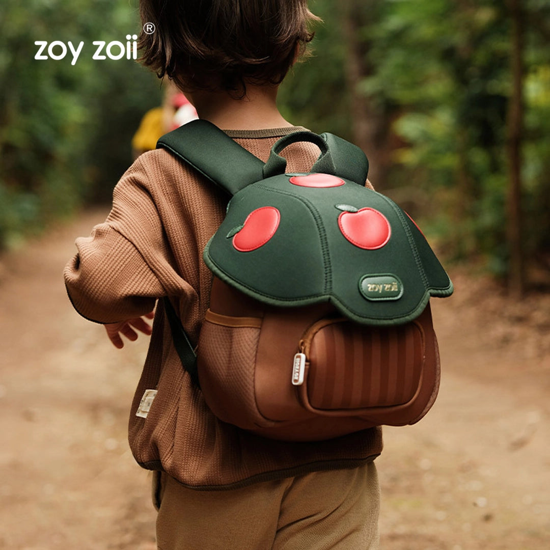 Zoyzoii – Mushroom Kids Backpack: Apple Tree