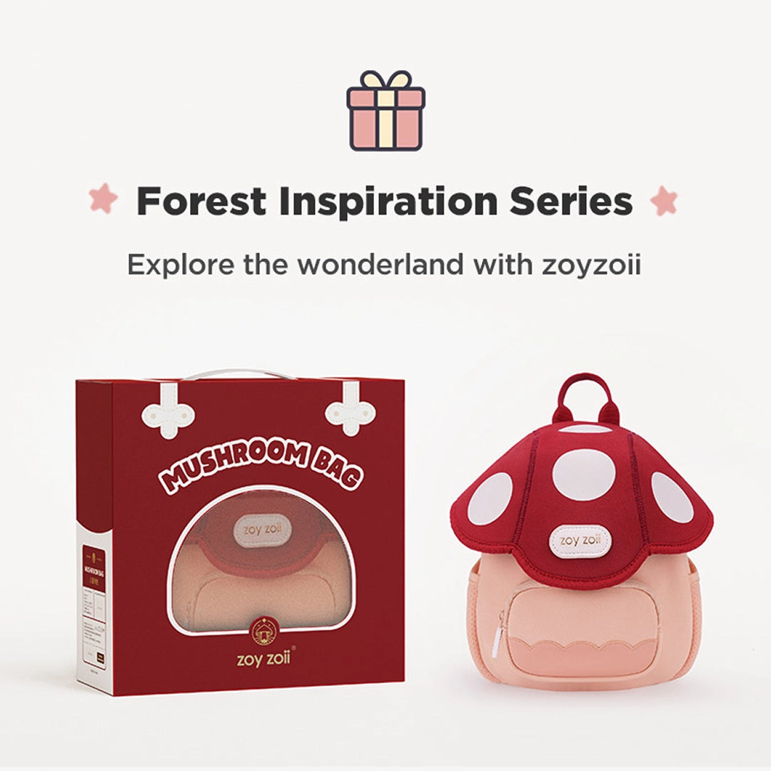 Zoyzoii – Mushroom Kids Backpack: Apple Tree