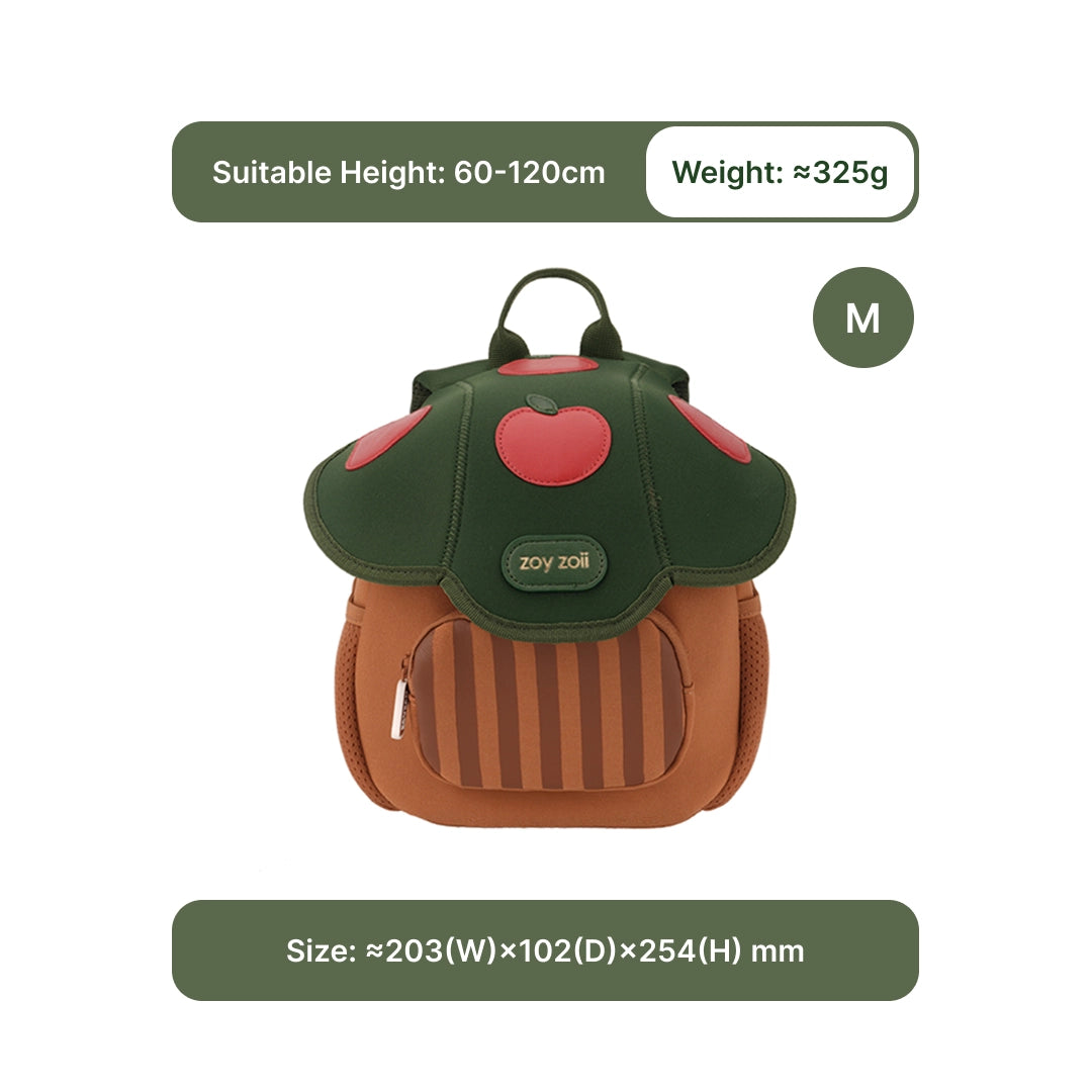 Zoyzoii – Mushroom Kids Backpack: Apple Tree