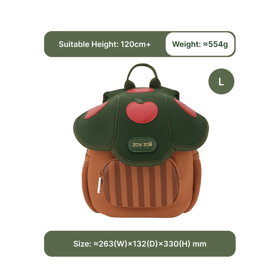 Zoyzoii – Mushroom Kids Backpack: Apple Tree