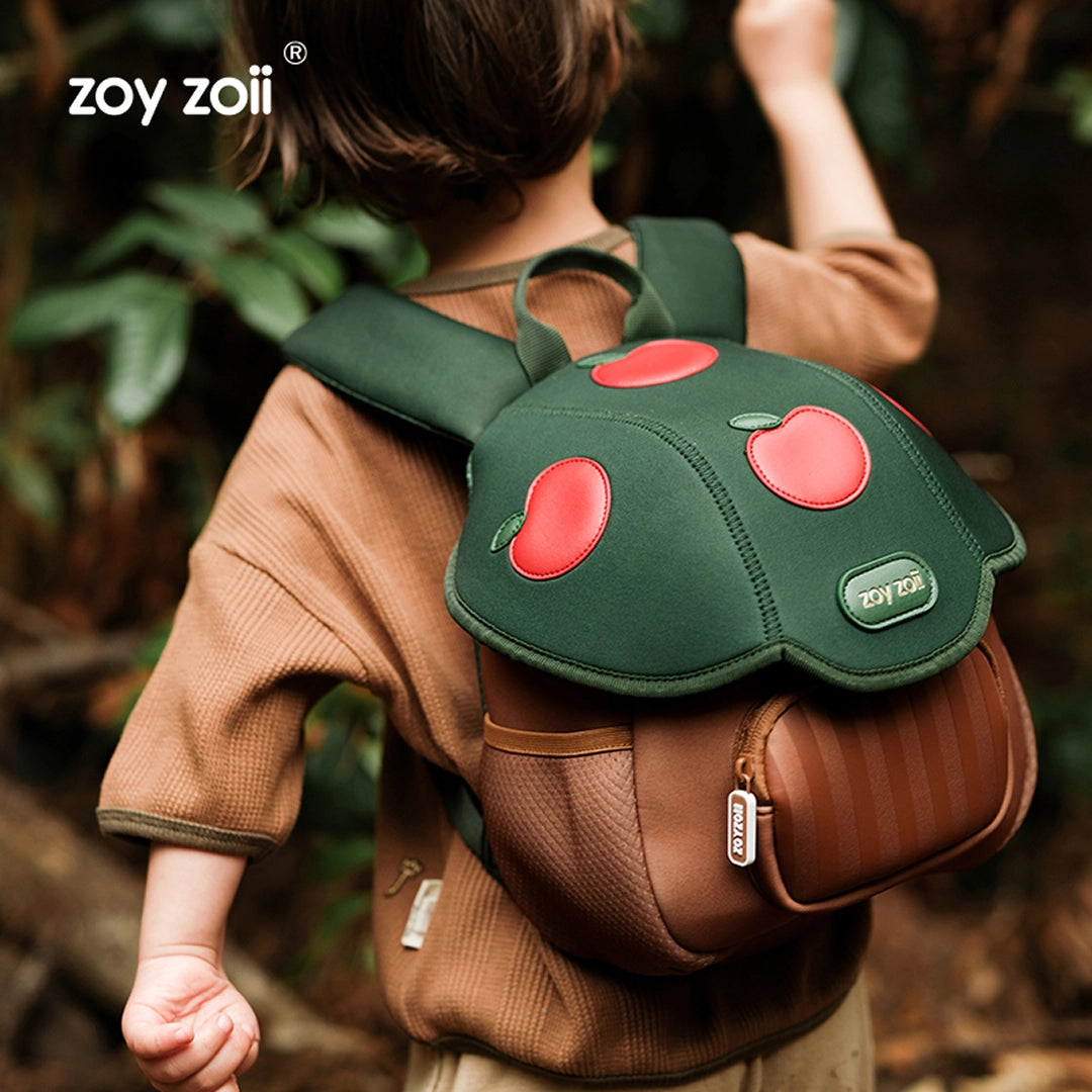 Zoyzoii – Mushroom Kids Backpack: Apple Tree