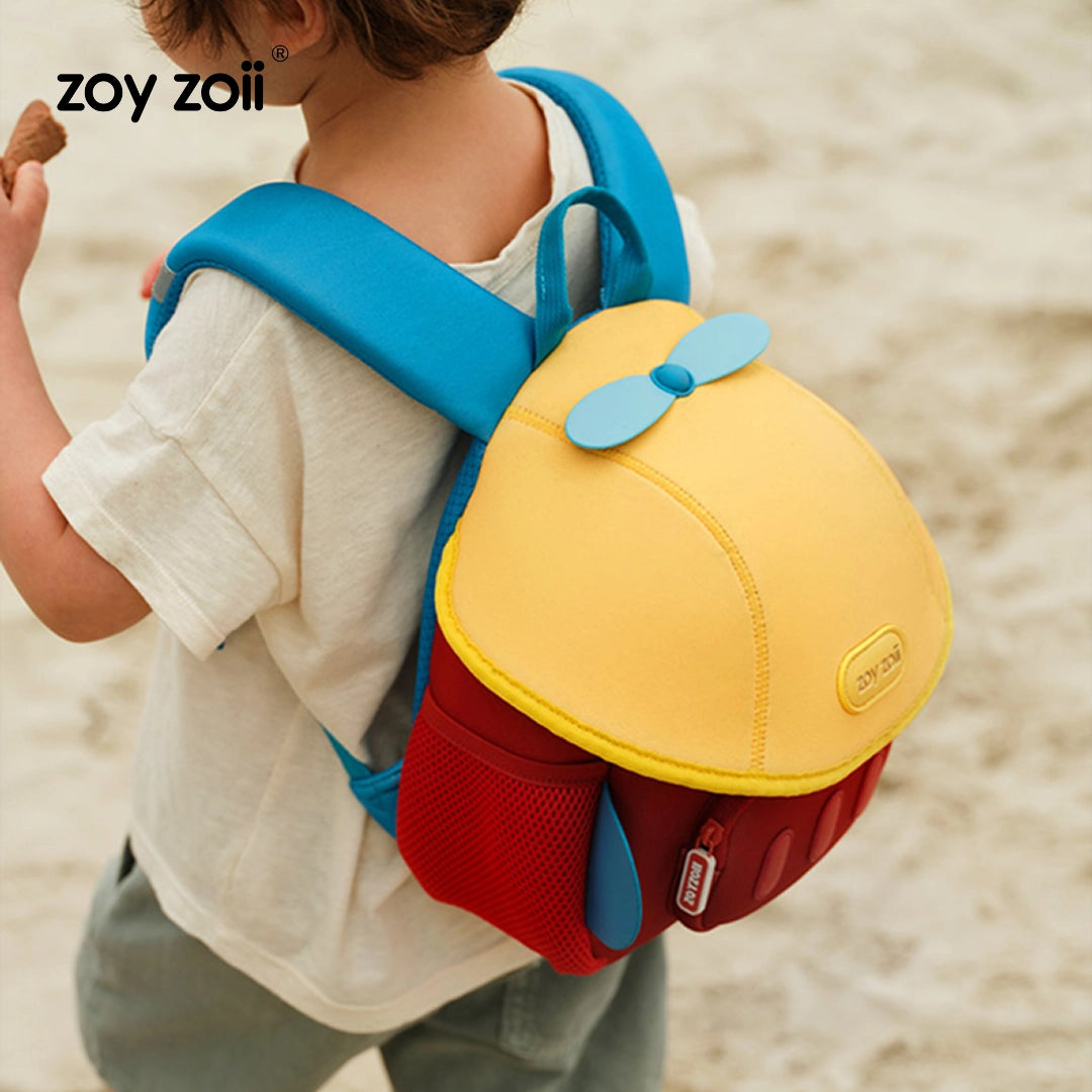 Zoyzoii – Mushroom Kids Backpack: Plane