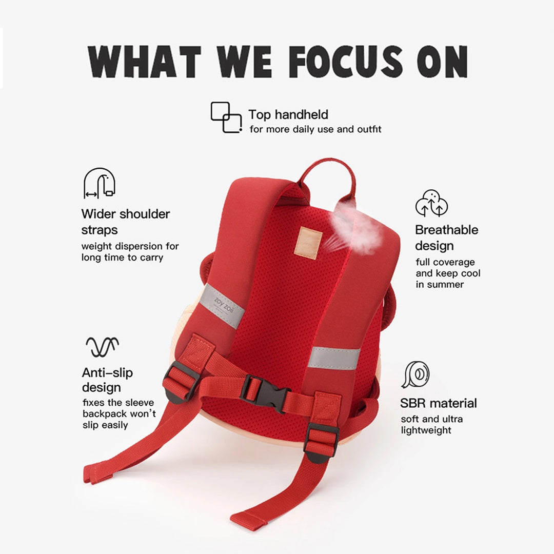 Zoyzoii – Mushroom Kids Backpack: Plane