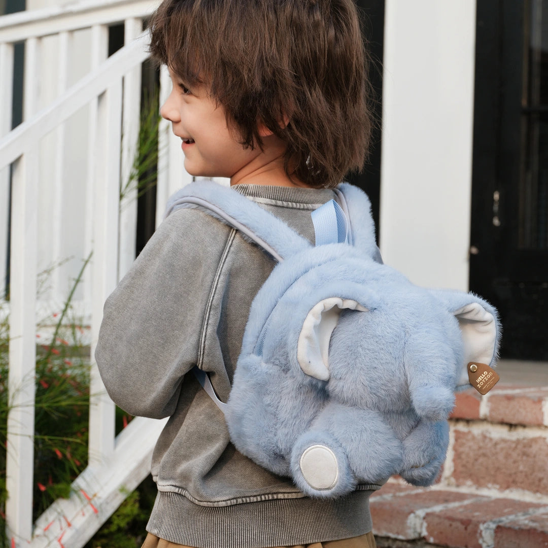 Zoyzoii – Plush Animal Kids Backpack: Elephant